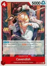 Cavendish (One Piece Demo Deck Cards)