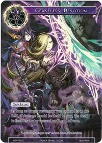 Ceaseless Devotion Full Art (Advent of the Demon King)