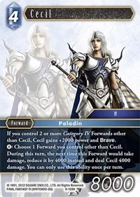 Cecil (Opus IX) — Final Fantasy TCG Card Value