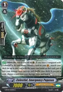Celestial Emergency Pegasus (G-BT07: Glorious Bravery of Radiant Sword)