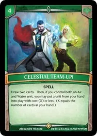Celestial Team up (Ascension) — Argent Saga TCG Card Value