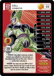 Cell Combative High Tech Foil (Panini: Awakening) — Dragon Ball Z TCG Card Value