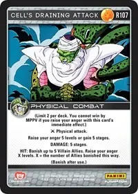 Cells Draining Attack (Panini: Perfection) — Dragon Ball Z TCG Card Value