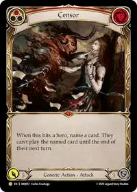 Censor Red ANQ012 (Compendium of Rathe - Antiquity Pack)