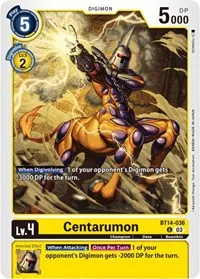 Centarumon (Blast Ace) — Digimon Card Game Card Value