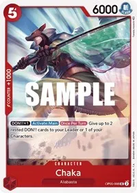 Chaka (Awakening of the New Era) — One Piece Card Game Card Value