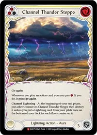 Channel Thunder Steppe (Tales of Aria) — Flesh & Blood TCG Card Value