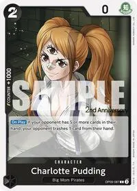 Charlotte Pudding (Emperors in the New World: 2nd Anniversary Tournament Cards) — One Piece Card Game Card Value