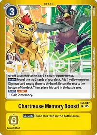 Chartreuse Memory Boost (Limited Card Pack -Billion Bullet-)