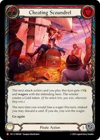 Cheating Scoundrel Red (Compendium of Rathe) — Flesh & Blood TCG Card Value