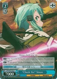 Check Six Sinon (Sword Art Online II) — Weiss Schwarz Card Value