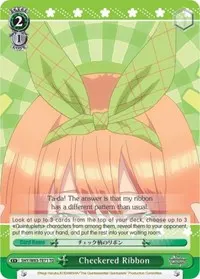 Checkered Ribbon (The Quintessential Quintuplets)