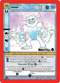 Chenoo (Nightfall: First Edition Release Event Deck) — MetaZoo Card Value