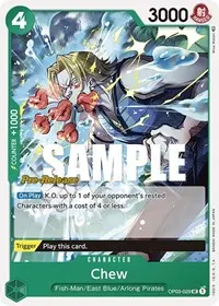 Chew (Pillars of Strength Pre-Release Cards)