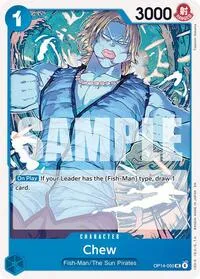 Chew (The Azure Sea's Seven) — One Piece Card Game Card Value