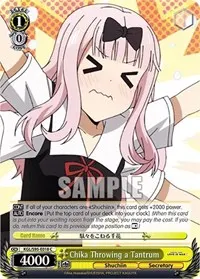 Chika Throwing a Tantrum (Kaguya-Sama: Love is War?)