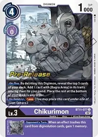 Chikurimon (Dimensional Phase Pre-Release Cards)