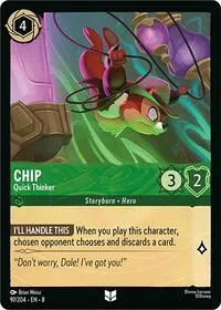 Chip Quick Thinker (Reign of Jafar) — Lorcana TCG Card Value