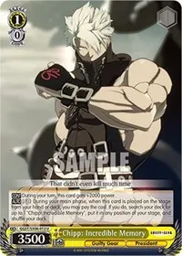 Chipp Incredible Memory (Guilty Gear -Strive-)
