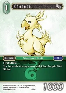 Chocobo (Opus II) — Final Fantasy TCG Card Value