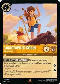 Christopher Robin Adventurer (Rise of the Floodborn) — Lorcana TCG Card Value