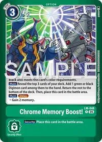 Chrome Memory Boost (Limited Card Pack -Billion Bullet-) — Digimon Card Game Card Value