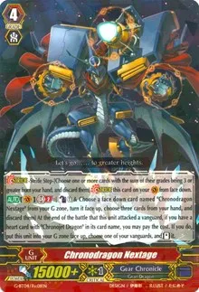 Chronodragon Nextage (G-CB04: Gear of Fate) — Cardfight Vanguard Card Value