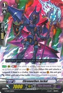 Chronoethos Jackal (G-TD09: True Zodiac Time Beasts) — Cardfight Vanguard Card Value