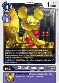 ChuuChuumon (Xros Encounter Pre-Release Cards)
