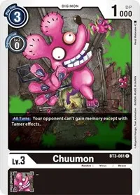 Chuumon (Release Special Booster 1.0) — Digimon Card Game Card Value
