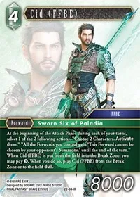 Cid FFBE (Hidden Hope) — Final Fantasy TCG Card Value