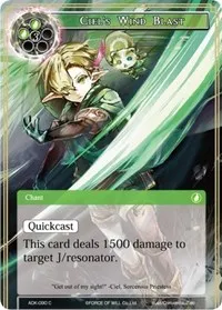 Ciels Wind Blast (Advent of the Demon King) — Force of Will Card Value