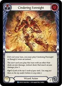 Cindering Foresight Red (Crucible of War)