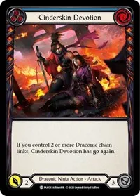 Cinderskin Devotion Blue (Blitz Deck: Uprising - Fai)