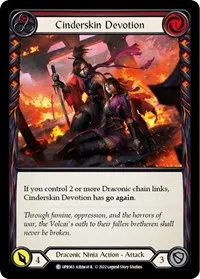 Cinderskin Devotion Red (Uprising) — Flesh & Blood TCG Card Value