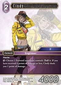 Cindy (Resurgence of Power) — Final Fantasy TCG Card Value