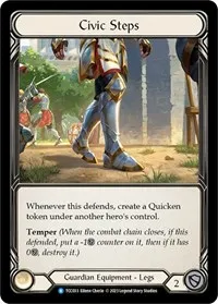 Civic Steps (Round the Table: TCCxLSS) — Flesh & Blood TCG Card Value