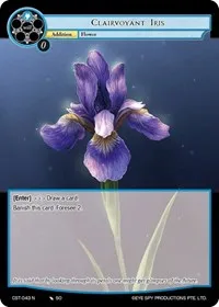 Clairvoyant Iris (Clash of the Star Trees) — Force of Will Card Value