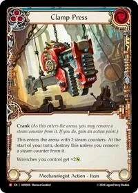 Clamp Press (Armory Deck: Maxx Nitro) — Flesh & Blood TCG Card Value