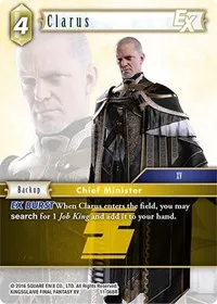 Clarus EX (Opus XI) — Final Fantasy TCG Card Value