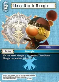 Class Ninth Moogle (Opus IX) — Final Fantasy TCG Card Value