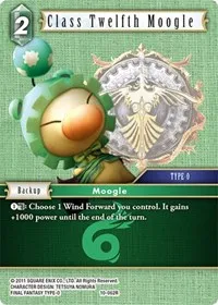 Class Twelfth Moogle (Opus X) — Final Fantasy TCG Card Value