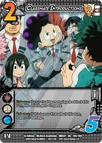 Classmate Introductions (UniVersus: My Hero Academia)