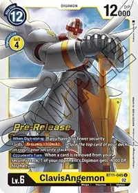 ClavisAngemon (Dimensional Phase Pre-Release Cards) — Digimon Card Game Card Value