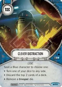 Clever Distraction (Spark of Hope) — Star Wars Destiny Card Value