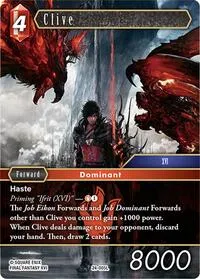 Clive (Hidden Legends) — Final Fantasy TCG Card Value