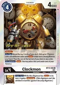Clockmon (Across Time Pre-Release Cards) — Digimon Card Game Card Value