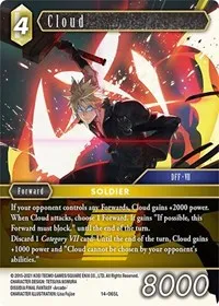 Cloud (Opus XIV: Crystal Abyss) — Final Fantasy TCG Card Value
