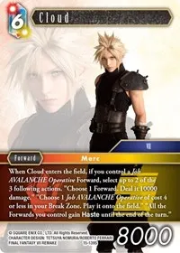 Cloud (Crystal Dominion) — Final Fantasy TCG Card Value