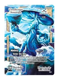Cloudscrape Sovereign (Threshold of Time) — Exodus TCG Card Value